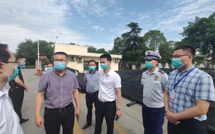 區(qū)委領(lǐng)導(dǎo)到四川森普管材股份有限公司調(diào)研！