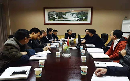 公司董事長(zhǎng)到天津森普指導(dǎo)工作